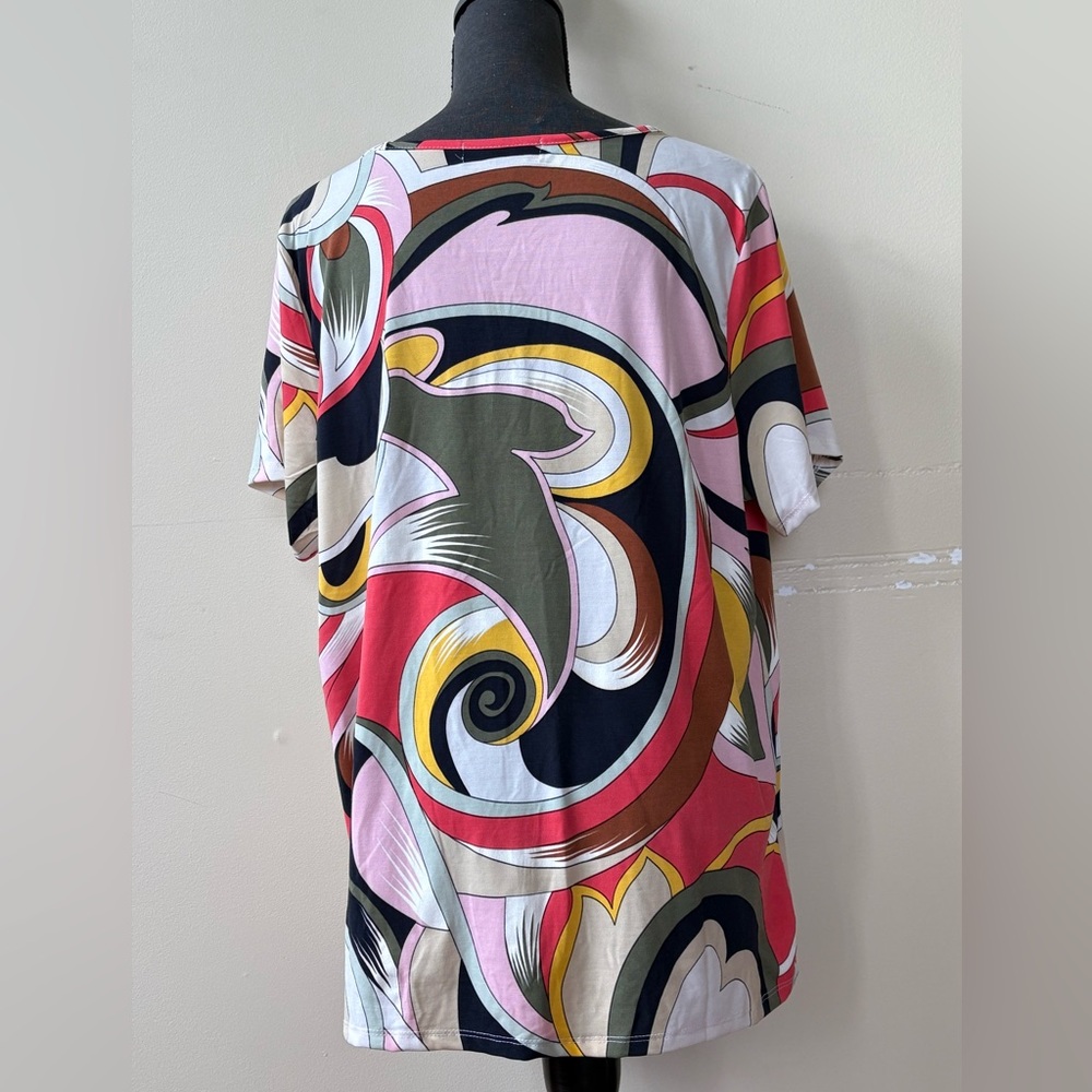 Colorful Abstract Women's Blouse